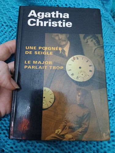Livre Une Poignée De Seigle / Le Major Parlait Trop D’Agatha Christie.