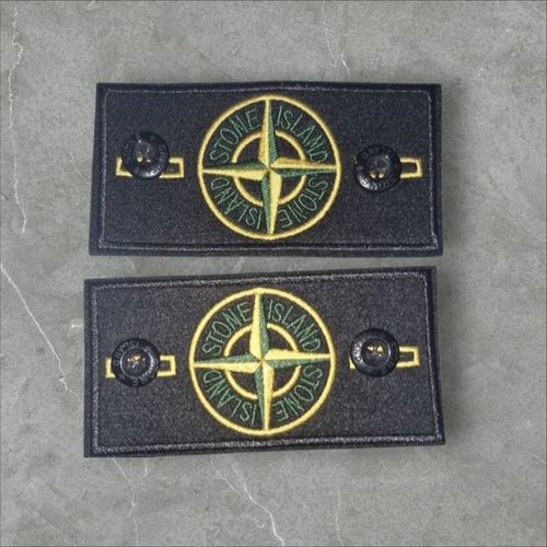Lot De 2 Patch Stone Island + 4 Boutons Stone Island