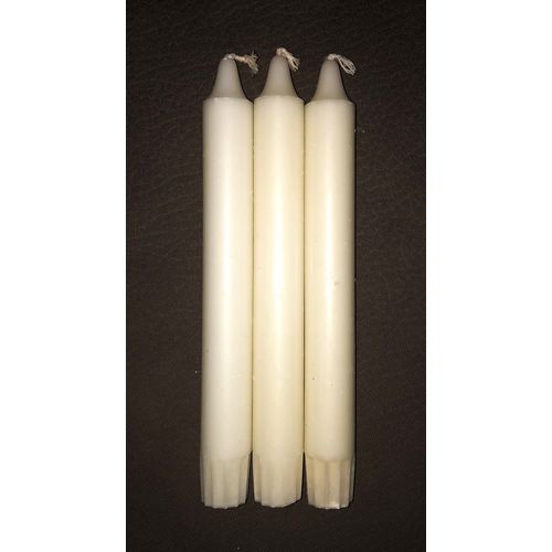Lot de 3 bougies chandelles 2 x 19 cm