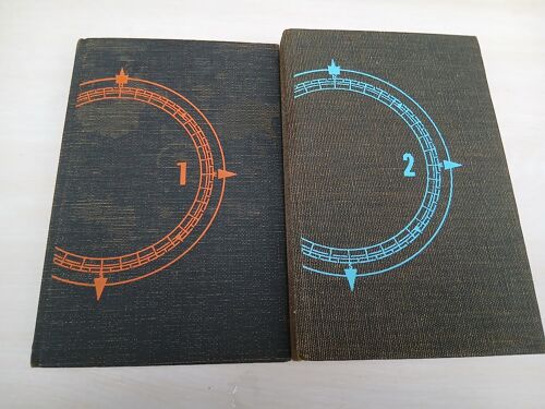 Cours De Navigation Des Glénans En 2 Tomes; Editions Du Compas. Tome 1 : 1966. Tome 2 : 1968.