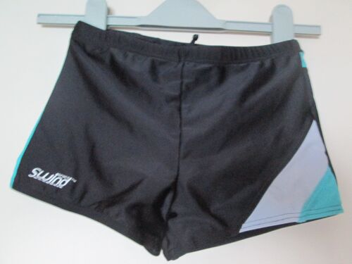 Short/Boxer De Bain Noir Swind 12/14 Ans