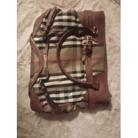 Sac à main large vintage Burberry
