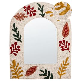 Miroir KUTAISI 40 cm 50 cm Blanc cassé