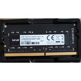 Barrette Mémoire Lexar 8Go DDR4 1Rx8 PC4-3200AA-SA2 1.2V