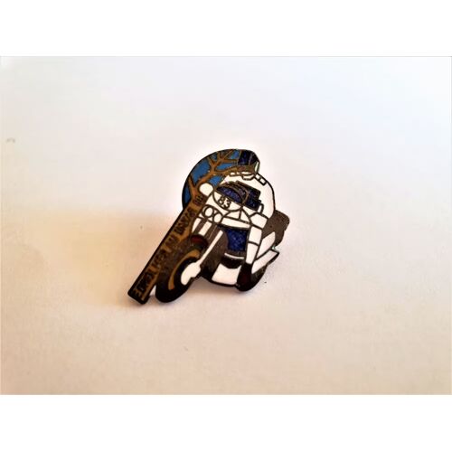 Pins Moto E.Oriol 1er Au Dakar 88 / Signé Pin's Privilège