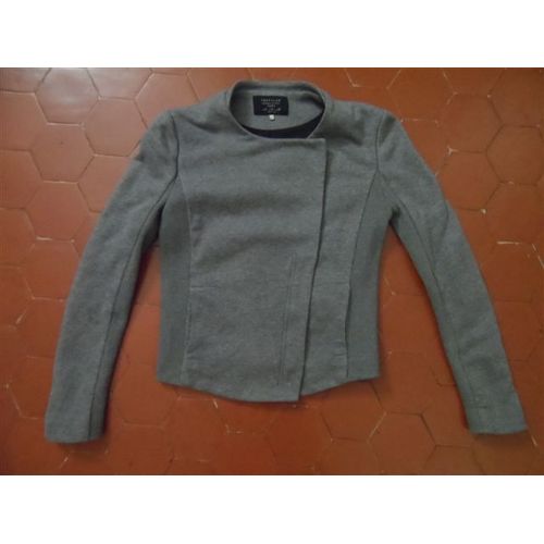 Veste Molleton Gris Chiné Trafaluc Pour Zara