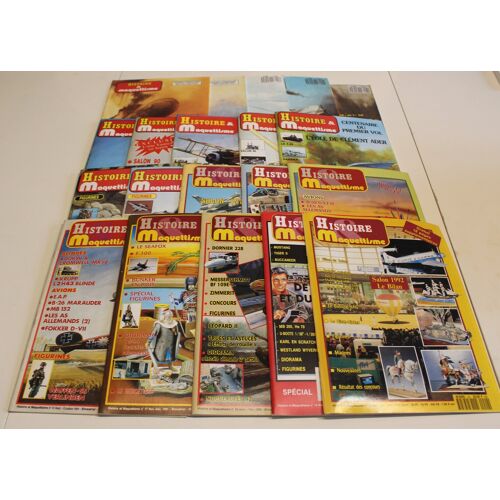 Revue Histoire Et Maquettisme - Collection Exceptionnelle De 78 Numéros De La Revue