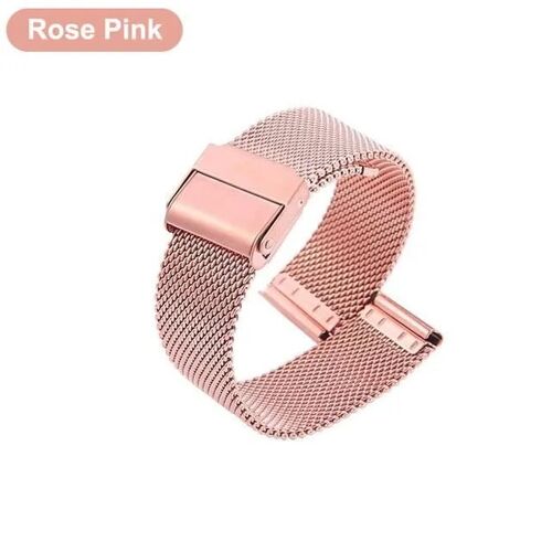 CONNECTEUR DE BRACELET ,Rose Pink Strap-Watch 4 Classic 46mm--Bracelet 20mm 22mm pour Samsung Galaxy Watch 4 Active 2 40mm 44mm, ave