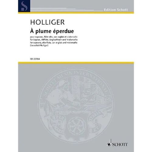 À Plume Éperdue / Score + Parties