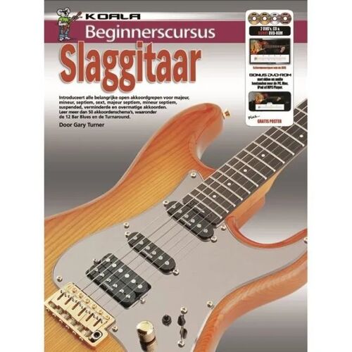 Beginnerscursus Slaggitaar / Recueil + Cd + Dvd