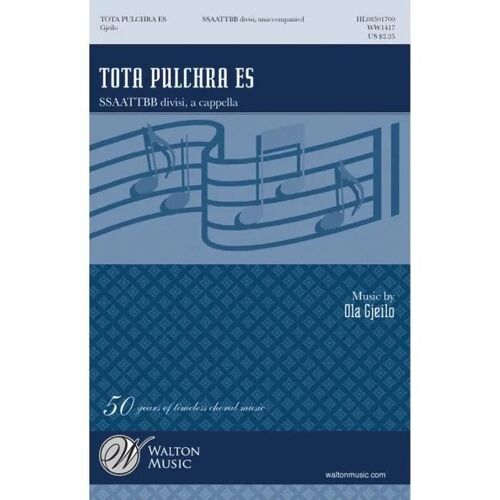 Tota Pulchra Es / Choral Score