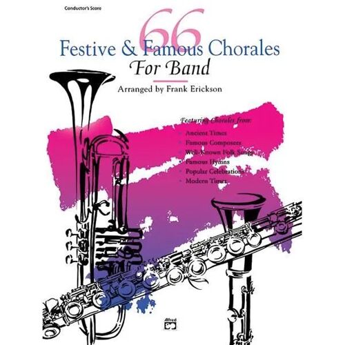 66 Festive And Famous Chorales For Band: 2nd Clarinet