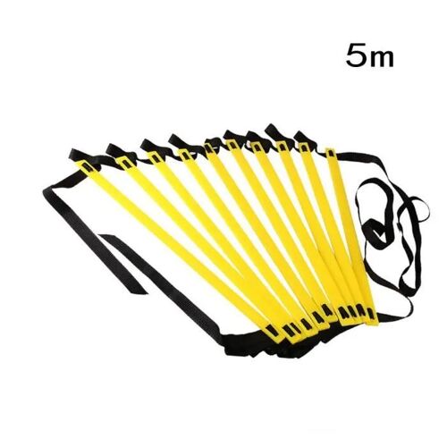 Mini-Cage De Football - Échelle D'agilité Flexible - Sangle En Nylon - 5m 10 Rungs - Entraînement De Vitesse