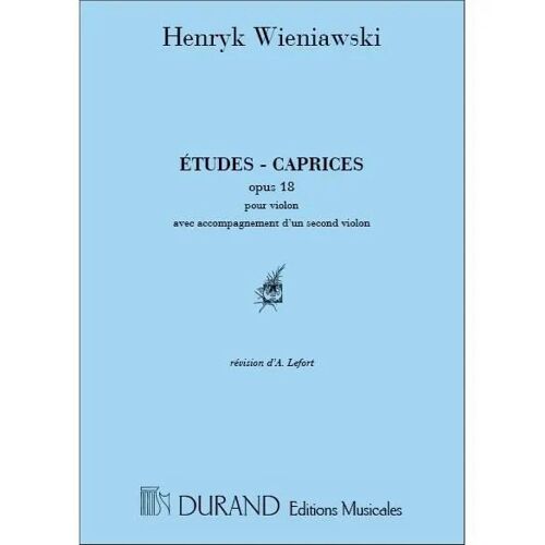 Etudes Caprices Op 18 2 Violons / Conducteur