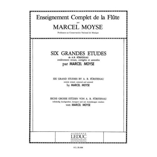 6 Grandes Etudes De Furstenau / Conducteur