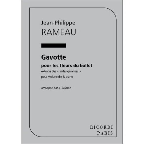 Gavotte Violoncelle Et Piano (Salmon / Conducteur