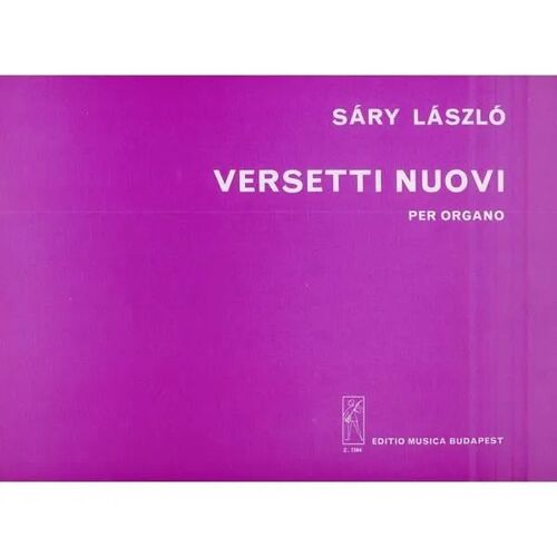 Versetti Nuovi / Recueil