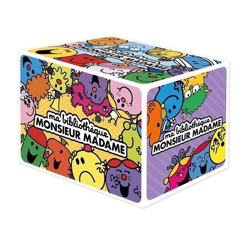 Ma Bibliothèque Monsieur Madame - Coffret E 6 Volumes : Mme Chipie - Mme Bavarde - Mme Surprise - M. Farceur - M. Mensonge - M. Heureux
