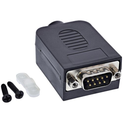 InLine 92501J connecteur de fils Terminal block / D-Sub 9 Noir