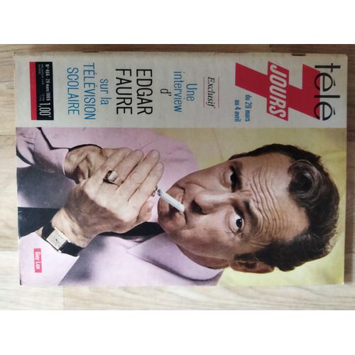 Télé 7 Jours 466 Peter Graves Barbara Bain Mission Impossible Fortune J-C Averty