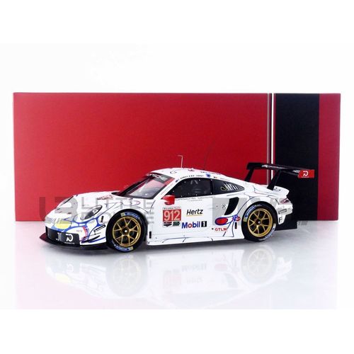 Ixo 1/18 - Porsche 911 (991) Rsr - Petit Le Mans 2018 Legt18011-Ixo