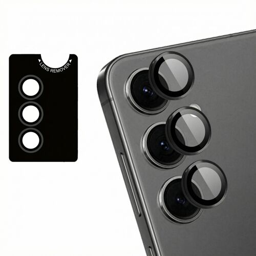 imoshion Lot de 2 protections d'objectif de caméra Samsung Galaxy S25 PlusNoir