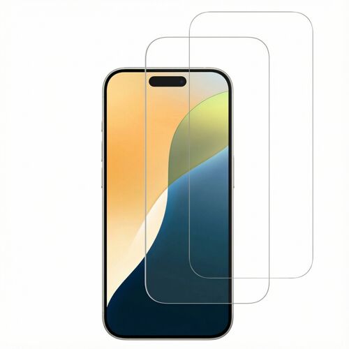 Accezz Protection d'écran en verre trempé 2-pack iPhone 18 Pro / 17 Pro / 17 / 16 Pro