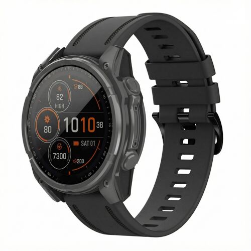 Imoshion Bracelet Quickfit® Line En Silicone Connexion Garmin 20 Mm Noir