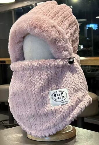 Cache Cou Bonnet Polaire, Rose
