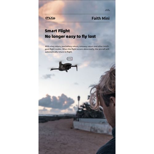 C-Fly Faith Mini 5g Wifi 3km Fpv Gps Avec Caméra 4k Cardan Sans Balais 3 Axes 230g Drone Rc Pliable Ultraléger Quadricoptère Rtf
