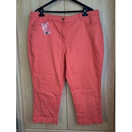 Pantacourt Taille 50 Corail Blancheporte