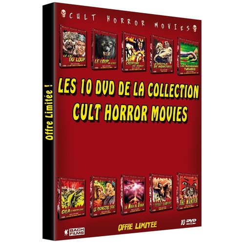 10 Dvd De La Collection Cult Horror Movies Bach Films  Soit 20 Films - Lot 1