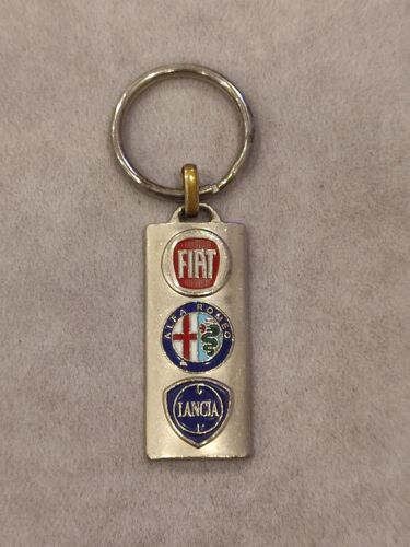 Porte Clés Fiat Alfa Romeo Lancia Vintage Metal
