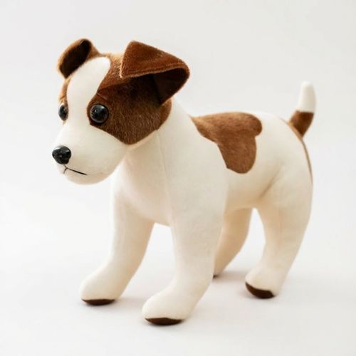 Peluche Chien Jack Russell Réaliste - Jouet Doux en Polyester - Idéal Cadeau Enfant - 30 cm