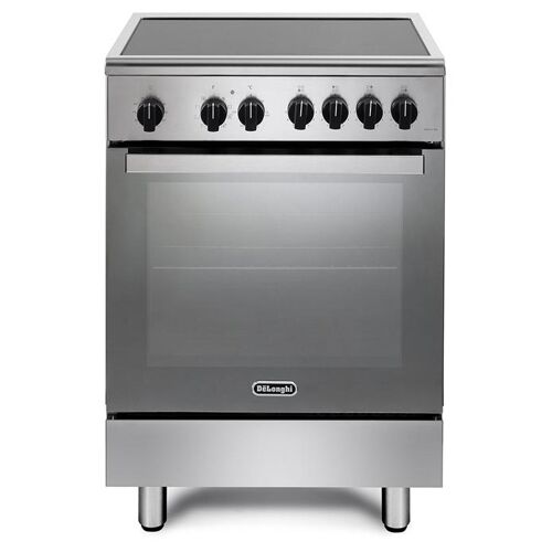 De'Longhi DMX 64 INL four et cuisinière Electrique Plaque avec zone à induction Noir et Acier inoxydable