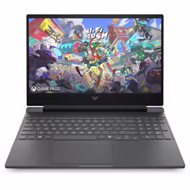 HP Victus Gaming 15-fb3028nf AMD Ryzen 5 240 Ordinateur portable 15.6" Full HD 16 Go DDR5-SDRAM 512 Go SSD NVIDIA GeForce RTX 5050 Wi-Fi 6 (802.11ax) FreeDOS AI PC Noir