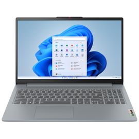 Lenovo IdeaPad Slim 3 15AMN8 AMD Ryzen 5 7520U Ordinateur portable 15.6" Full HD 16 Go LPDDR5-SDRAM 512 Go SSD Wi-Fi 6 (802.11ax) Windows 11 Home Français Gris