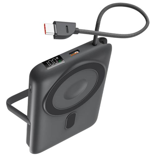 Ksix Bpb10pd22intsg Banque D'alimentation Électrique Lithium Polymère (Lipo) 10000 Mah Recharge Sans Fil Gris