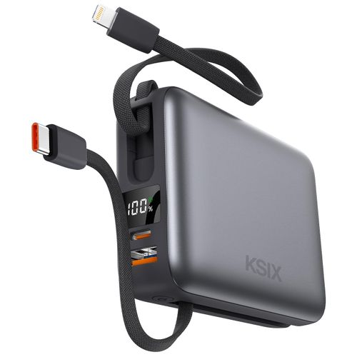 Ksix Bpb20pd22intg Banque D'alimentation Électrique Lithium Polymère (Lipo) 20000 Mah Gris