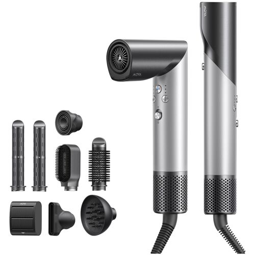 Mova Master 10 Kit D'accessoires De Coiffure Airflow Argent 1600 W 2,8 M