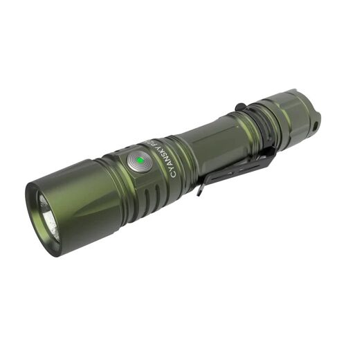 Cyansky P25 V2.0 3600lm Lampe De Poche D'extérieur Argentée À Oxydation Micro-Arc 18650 Edc Led Outils De Survie Edc