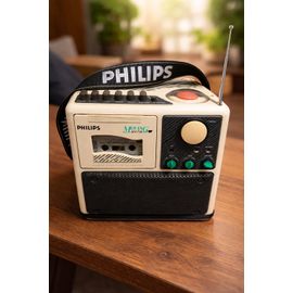 📻 Radio cassette Philips – Vintage « Moving Sound »