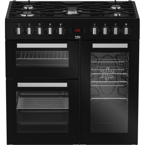 Beko PS235315DB four et cuisinière A Electrique Gaz Noir