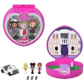 Polly Pocket Polly Pocket-Coffret Clueless-avec voiture, chapeau et téléphones