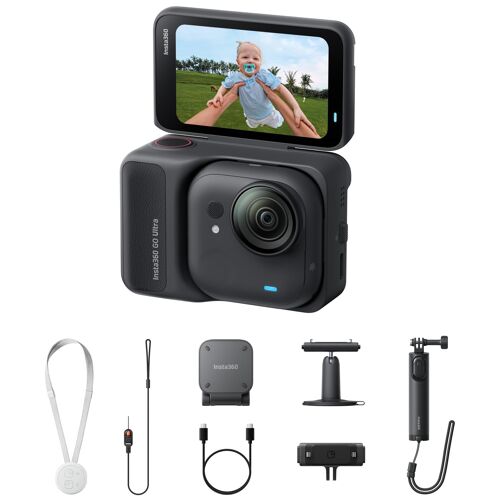 Insta360 GO Ultra Creator Black caméra pour sports d'action 4K Ultra HD 25,4 / 1,28 mm (1 / 1.28") Wifi 52,9 g