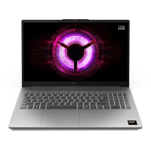 Lenovo LOQ 15ARP10E AMD Ryzen 7 7735HS Ordinateur portable 15.6" Full HD 16 Go DDR5-SDRAM 512 Go SSD NVIDIA GeForce RTX 4050 Wi-Fi 6 (802.11ax) Windows 11 Home Français Gris