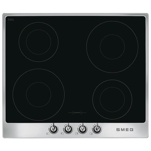 Smeg Victoria SI964XM plaque Acier inoxydable Intégré 60 cm Plaque avec zone à induction 4 zone(s)