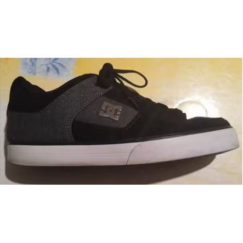Dc Shoes - Homme - " Cupsole " - Noir / Gris - Logo Blanc - Taille 41