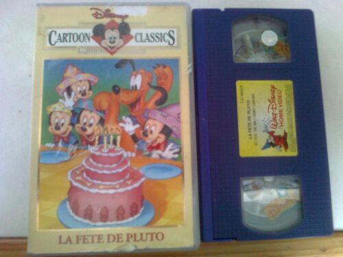 Cassette Vidéo Vhs - La Fête De Pluto - Walt Disney