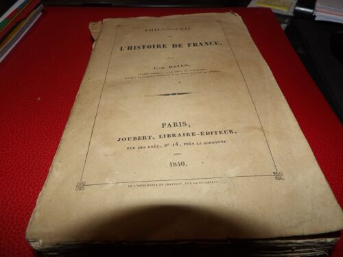 Philosophie De L Histoire De France